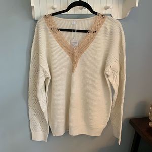 oversized knit sweater